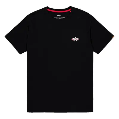 Alpha Industries Tričko Signature Puff Print BP T černé