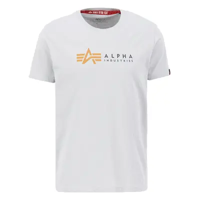 Alpha Industries Tričko Label T pastel grey