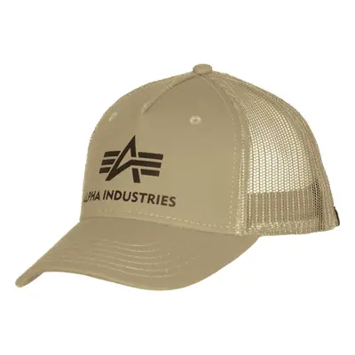 Alpha Industries Čepice Baseball Basic Trucker Cap písková