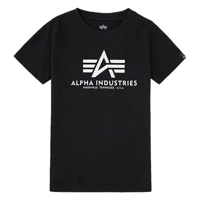 Alpha Industries Tričko dětské Basic T Kids/Teens černé