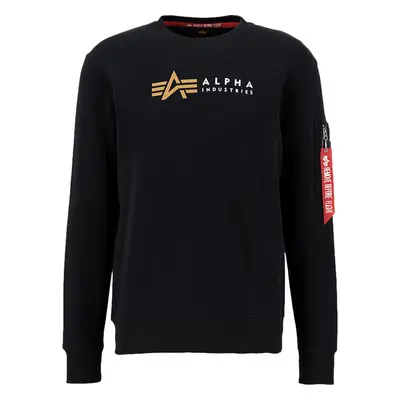 Alpha Industries Svetr Label Sweater černý