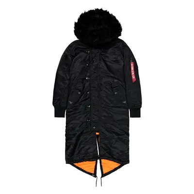 Alpha Industries Bunda dámská Long Fishtail Wmn černá