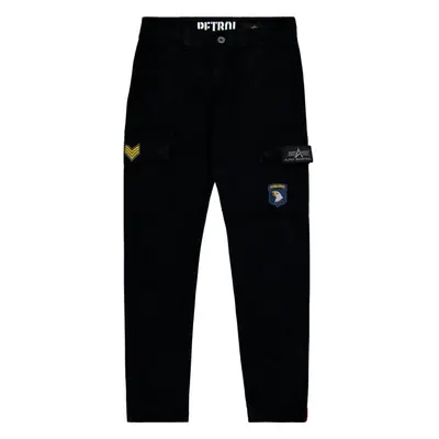 Alpha Industries Kalhoty Petrol Patch Pants černé