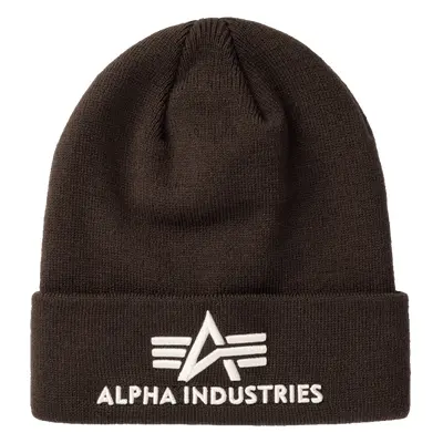 Alpha Industries Čepice 3D Beanie lovecká hnědá