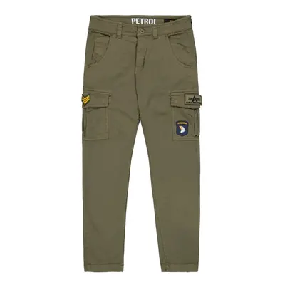 Alpha Industries Kalhoty Petrol Patch Pants olivová tmavá