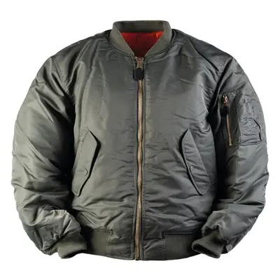 Bunda MA1 Bomber Fliegerjacke Basic olivová