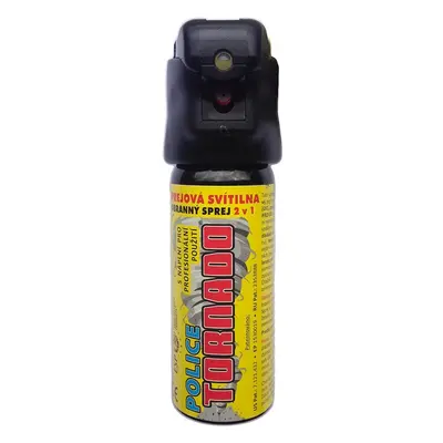 Sprej obranný pepřový TORNADO 50 ml (sprej se svítilnou)