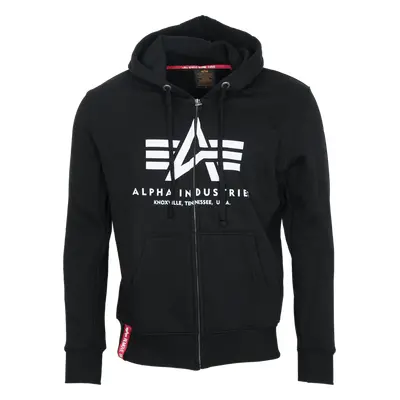 Alpha Industries Mikina Basic Zip Hoody černá