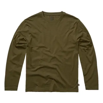 Brandit Tričko Premium Longsleeve Shirt olivové