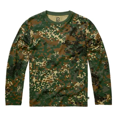 Brandit Tričko Premium Longsleeve Shirt flecktarn