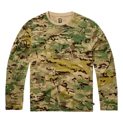 Brandit Tričko Premium Longsleeve Shirt tactical camo