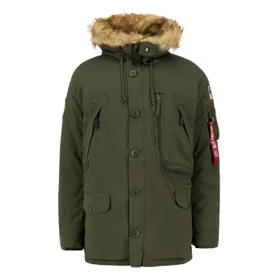 Alpha Industries Bunda Polar Jacket olivová tmavá