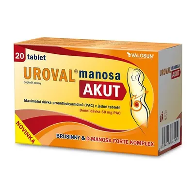 UROVAL manosa AKUT tablet