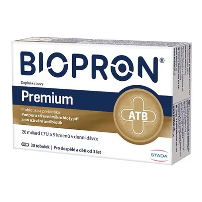 Biopron Premium probiotika a prebiotika při a po užívání antibiotik kapslí