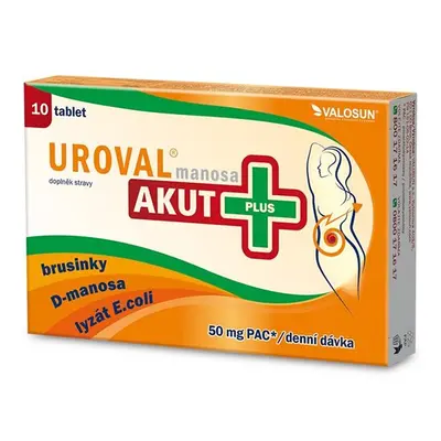 UROVAL manosa AKUT+ tablet II DOPRODEJ