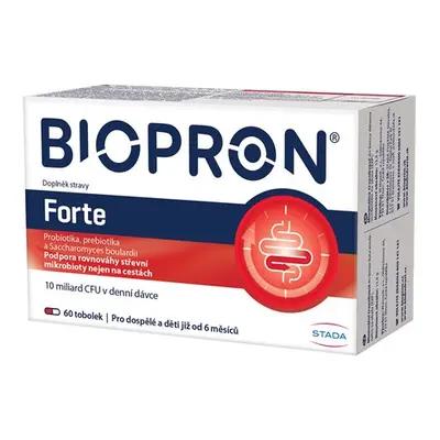 Biopron Forte probiotika + prebiotika na cesty nebo při průjmu tobolek