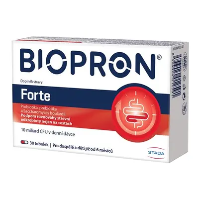 Biopron Forte probiotika + prebiotika na cesty nebo při průjmu tobolek