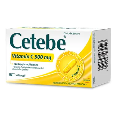 Cetebe Vitamin C mg s postupným uvolňováním kapslí