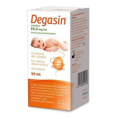 Degasin simetikon 66.6mg/ml emulze nadýmání ml