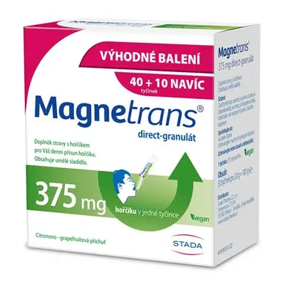 MAGNETRANS DIRECT 375mg limitovaná edice 40 + tyčinek NAVÍC