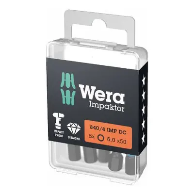 Wera 057645 Bit 1/4" inbus 5 x 50 mm 840/4 IMP DC Impaktor