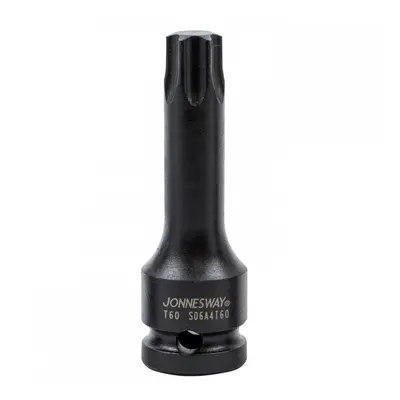 Zástrčné hlavice TORX 1/2", úderové, prodloužené 78 mm, různé velikosti - JONNESWAY Velikost: T4