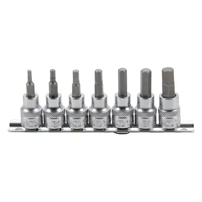 BGS technic Zástrčné hlavice Imbus 3/8", palcové 1/8" -3/8", sada 7 dílů - BGS 5104