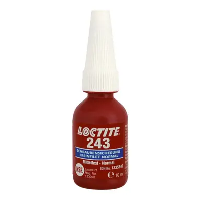 Lepidlo do závitů, střední pevnost, 10 ml - Loctite 243