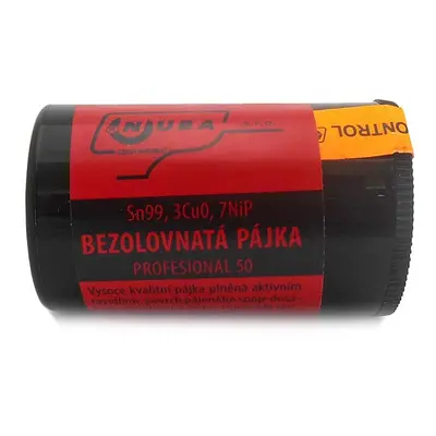 NUBA Pájecí cín Sn99, 3Cu0, 7NiP - 50 g