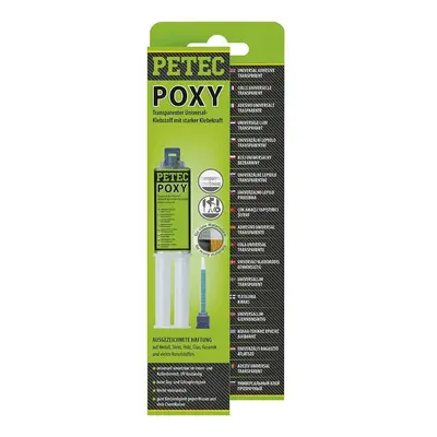 Dvoukomponentní lepidlo epoxypryskyřičné, na kovy a plasty, 24 ml - Petec