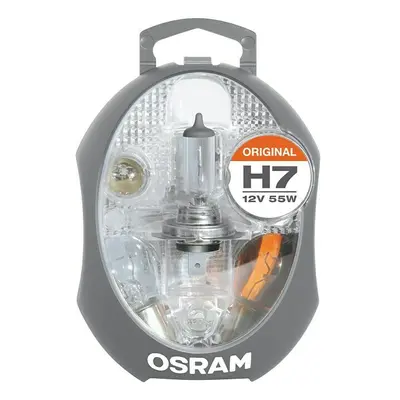 Žárovky a pojistky do auta, H7 12V 55W, sada 9 dílů - OSRAM Eurobox