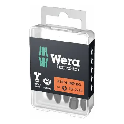 Wera 057661 Bit 1/4" PZ 2 x 50 mm typ 855/4 IMP DC Impaktor