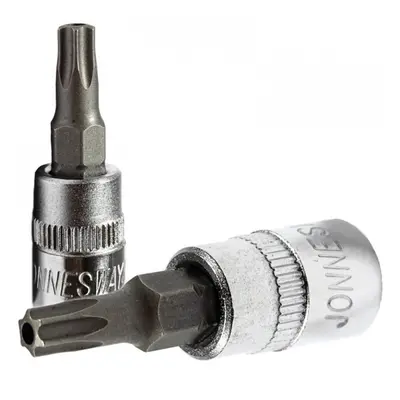 Zástrčné hlavice Torx s otvorem, 1/4", 6hranné, velikosti T6-T40, délka 37 mm - JONNESWAY Profil