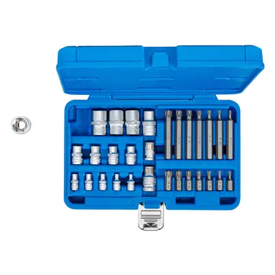 BGS technic Bity TORX vel. T20-T75 a externí E-TORX vel. E4-E24, 30dílná sada - BGS 5025