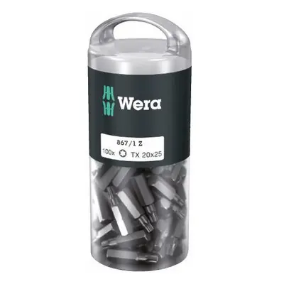 Wera 072448 Houževnaté bity 1/4" TX 20 867/1 Z TORX DIY (Balení 100 ks)