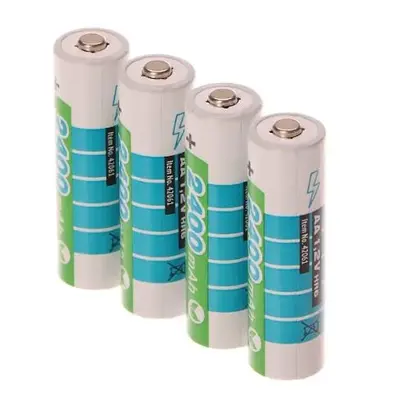 Baterie nabíjecí 1,2V AA (HR6), 2400mAh, NiMh, 4 kusy - EXTOL ENERGY EX42061