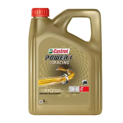 Motocyklový olej Castrol POWER1 RACING 4T 5W40 4L