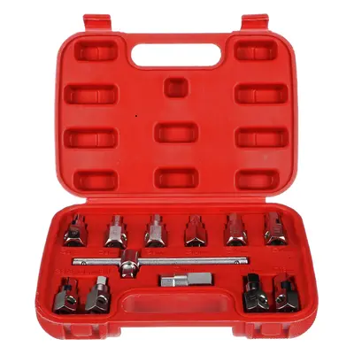 Sada na vypouštění oleje MECHANIC OIL DRAIN SET, hex + čtyřhran, 12 ks - SIXTOL