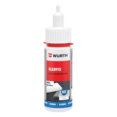 Vteřinové lepidlo Super – Fast Glue, kyanoakrylátové, 50 g – Wurth 0893090