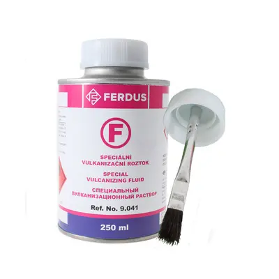 Speciální vulkanizační roztok F 250 ml + menší štětec - FERDUS 9.041