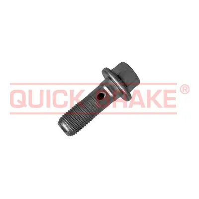 QUICK BRAKE Šroub dutý, upevňovací M10x1, délka 37 mm, tzv. banjo šroub, na brzdy