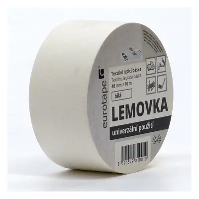 Ferdus Textilní lepící páska Lemovka, 48 mm, 10 m, různé barvy Barva: hnědá