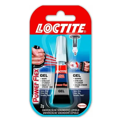 Vteřinové lepidlo, gelové, univerzální, 2 g - Loctite Super Bond Power Flex Gel