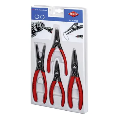 Kleště na pojistné kroužky, vnější a vnitřní, sada 4 ks - KNIPEX 00 20 03 SB