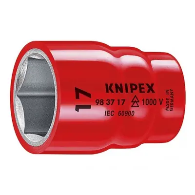 Hlavice nástrčná, 3/8", šestihran, izolovaná, 1000V, různé velikosti - KNIPEX Velikost: 17 mm