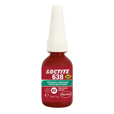 Lepidlo pro upevňování lícových válcových součástí, 10 ml - Loctite 638