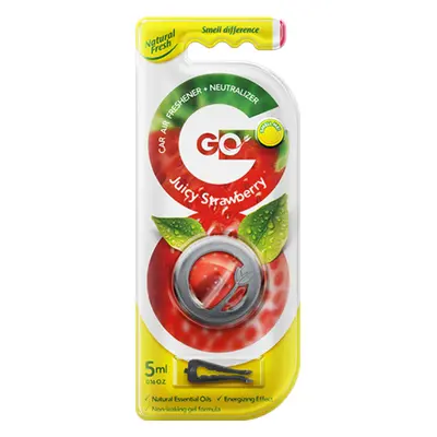 Natural Fresh Vůně do auta Go Gel Juicy Strawberry 5 ml