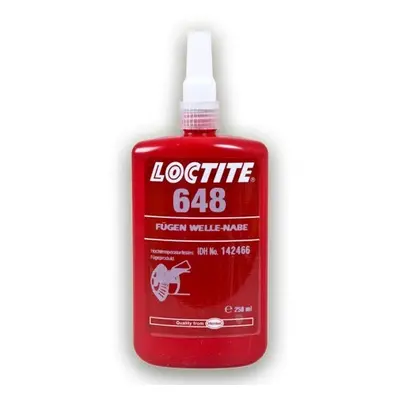 Lepidlo pro upevňování lícových válcových součástí, odolné vibracím, 250 ml - Loctite 648