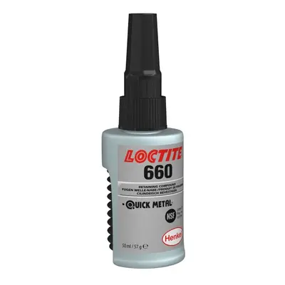 Lepidlo pro upevňování válcových součástí, do spáry 0,5 mm, 50 ml - Loctite 660