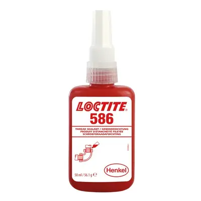 Tekuté těsnění do závitů, na mosaz a kovy, vysokopevnostní, 50 ml - Loctite 586